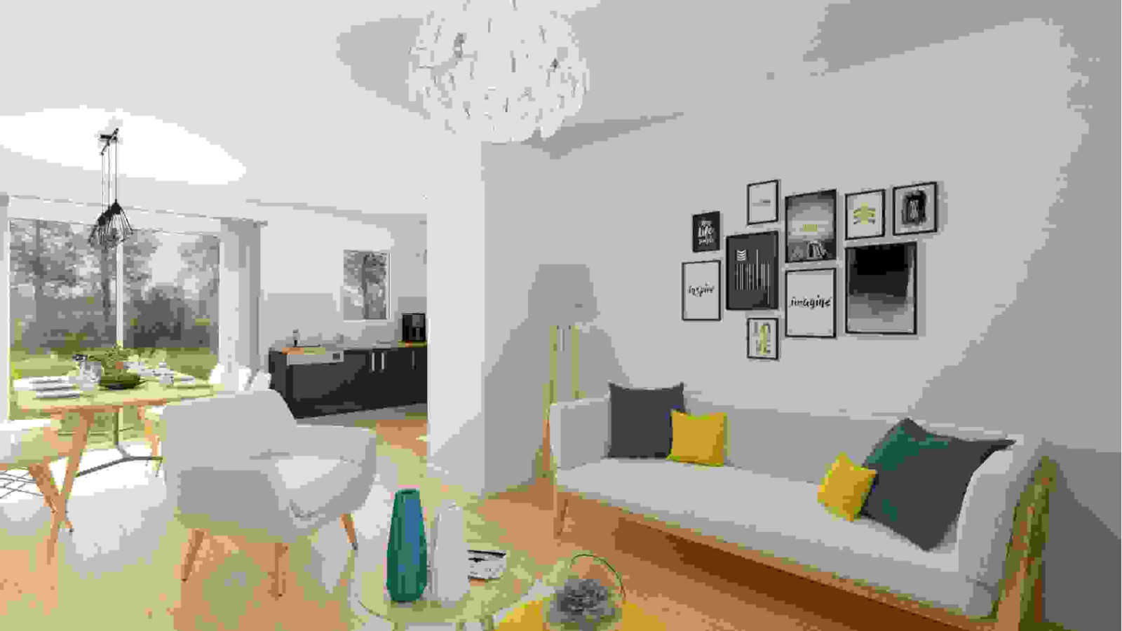 Maison neuve à Fontaine-Française avec 3 chambres sur terrain de 633m2 / image 5