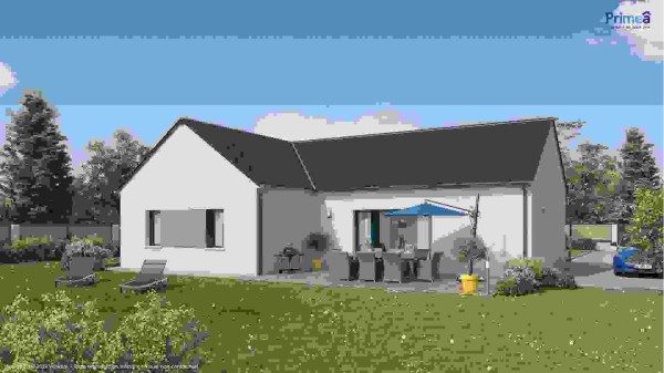 Maison neuve à Abilly avec 3 chambres sur terrain de 1001m2 - image 1