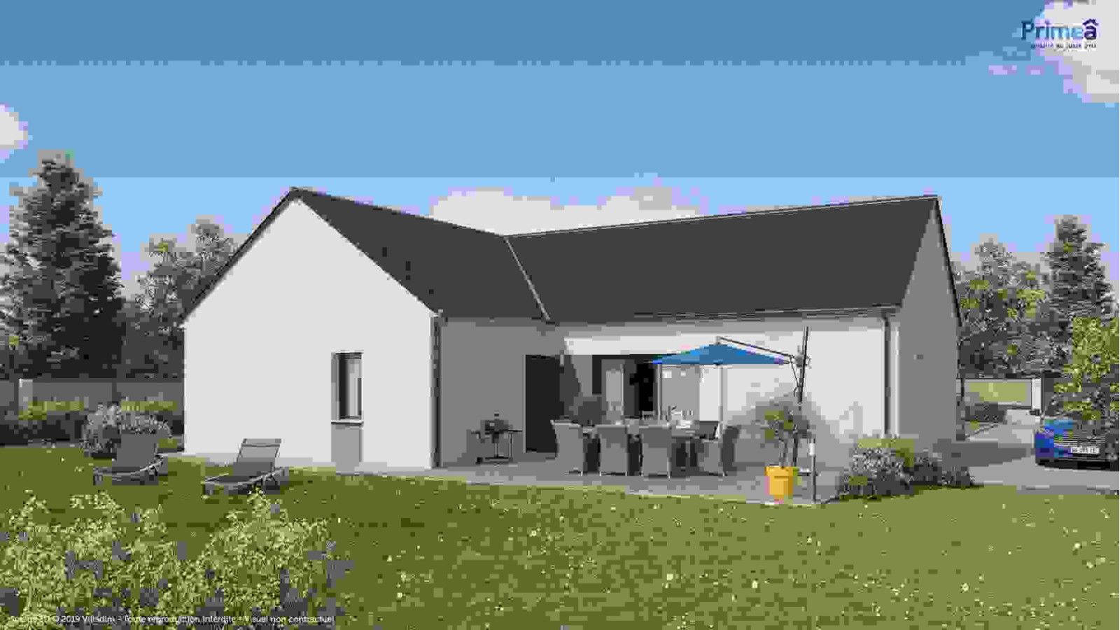 Maison neuve à Abilly avec 4 chambres sur terrain de 1001m2 / image 2