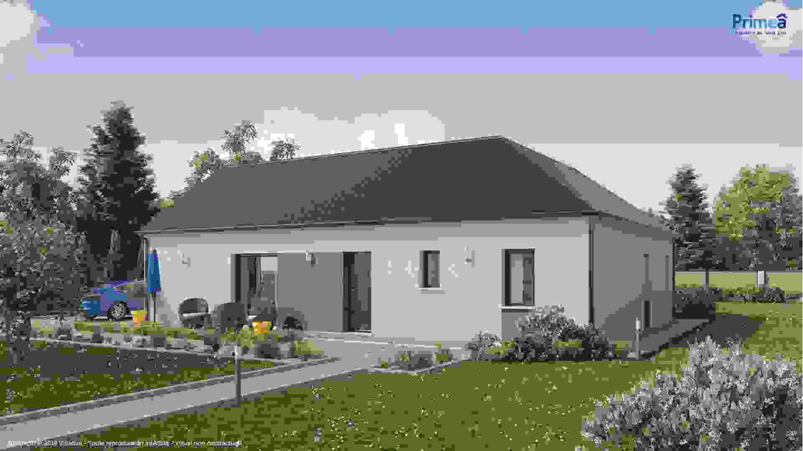 Maison neuve à Abilly avec 4 chambres sur terrain de 1001m2 / image 3
