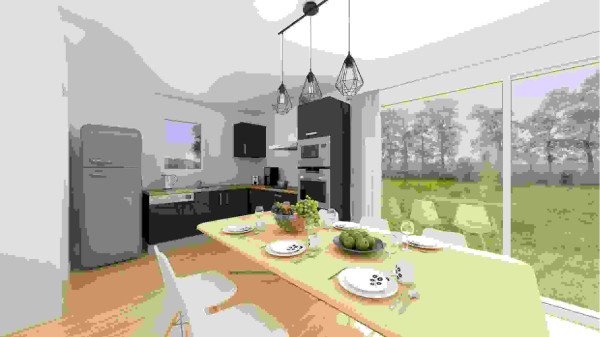 Maison neuve à Magny-sur-Tille avec 3 chambres sur terrain de 510m2 - image 3