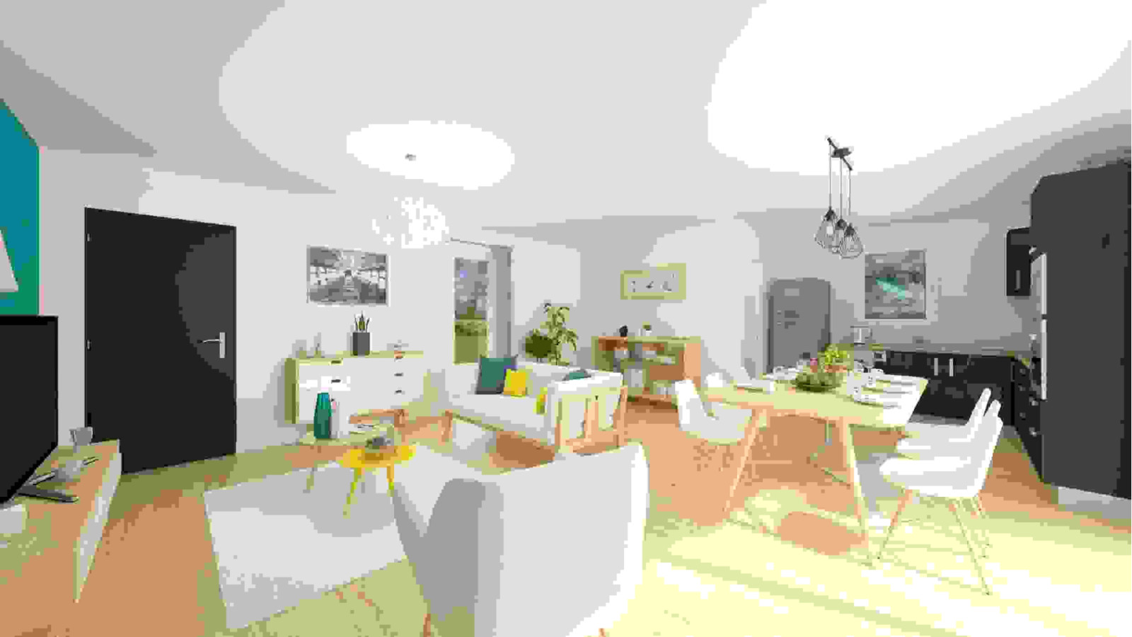 Maison neuve à Magny-sur-Tille avec 3 chambres sur terrain de 510m2 / image 5