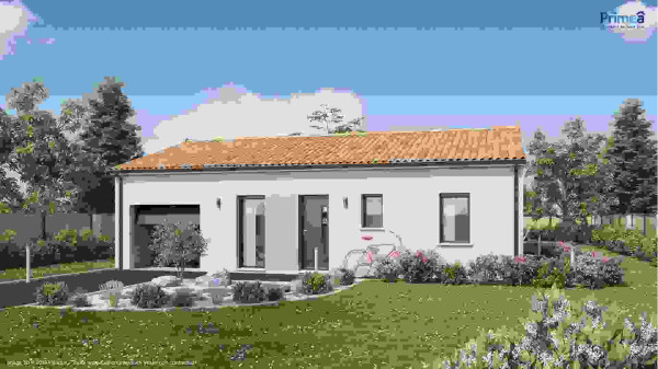 Maison neuve à Abzac avec 2 chambres sur terrain de 280m2 - image 1